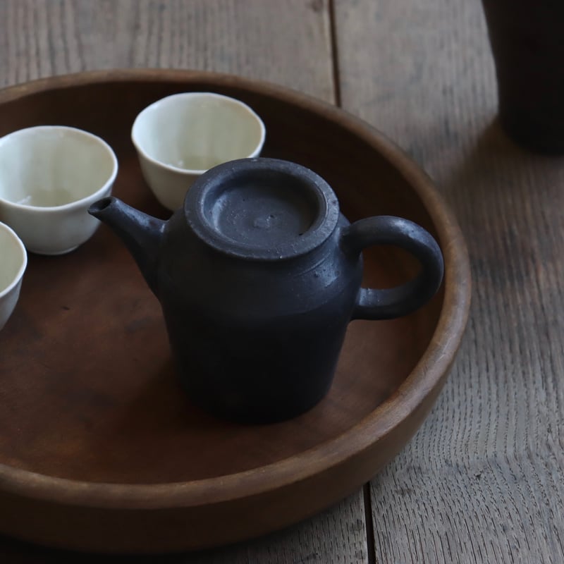 日高伸治 炭化ポット L | savi no niwa