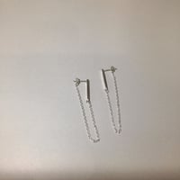stick & chain earrings