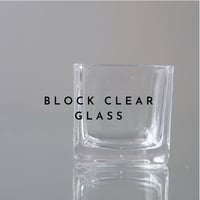 block clear glass  (1pk/4コ入)