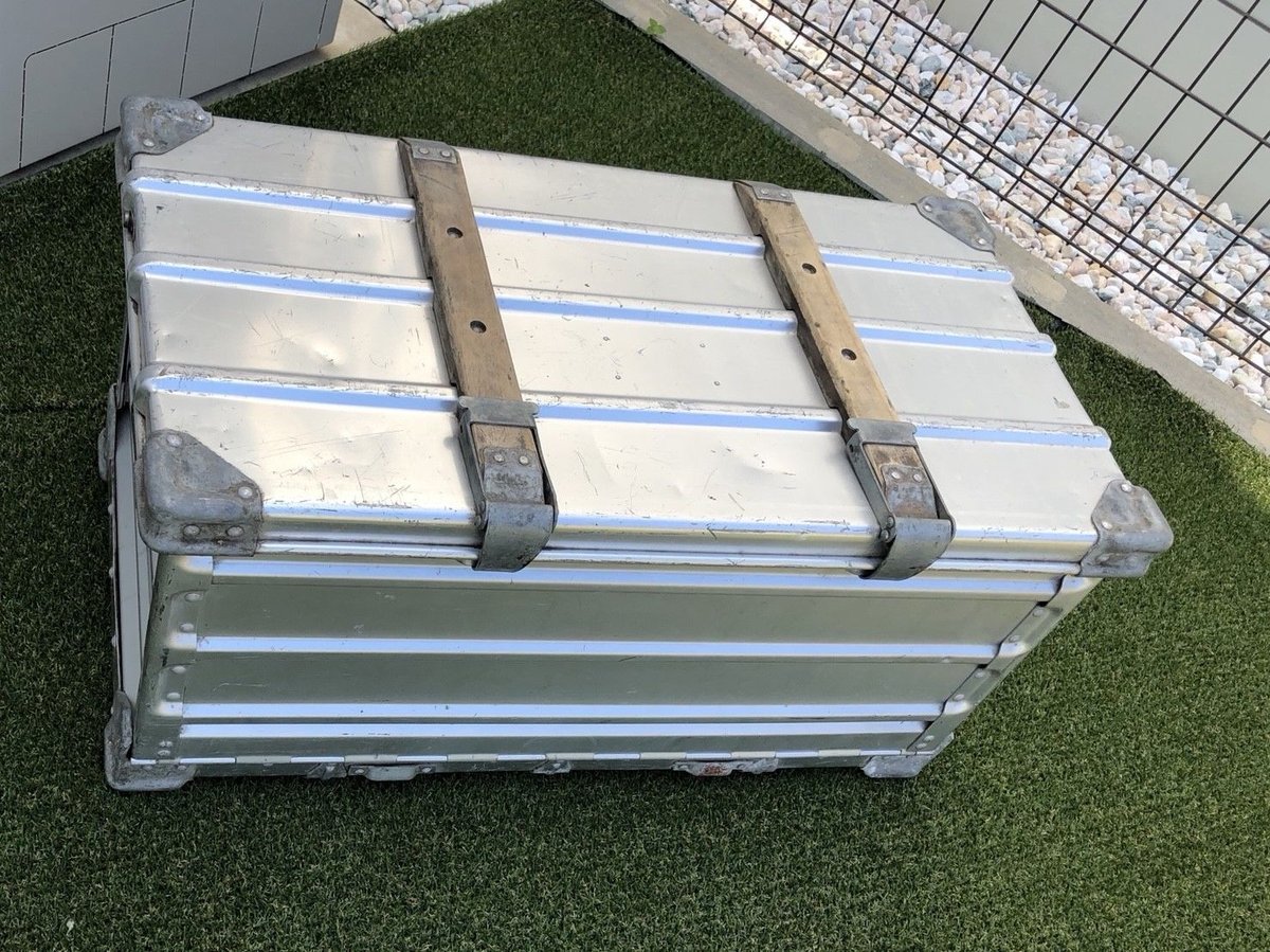 ドイツ軍 実物 ミリタリーボックス ZARGES製アルミ収納ケース ヴィンテージ