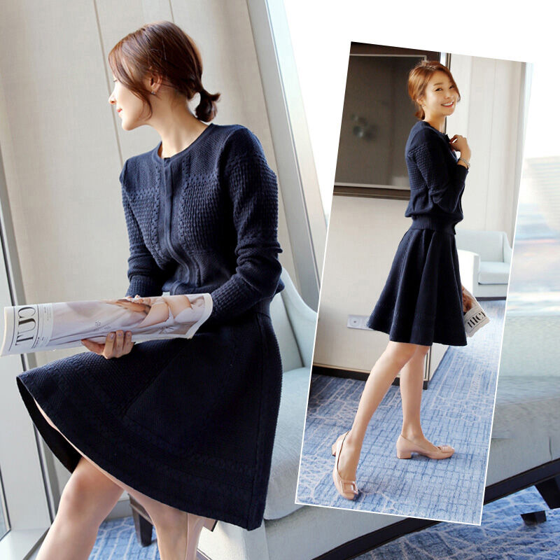 取り寄せ品】トップス スカート ノーカラー セミフォーマル ツーピース