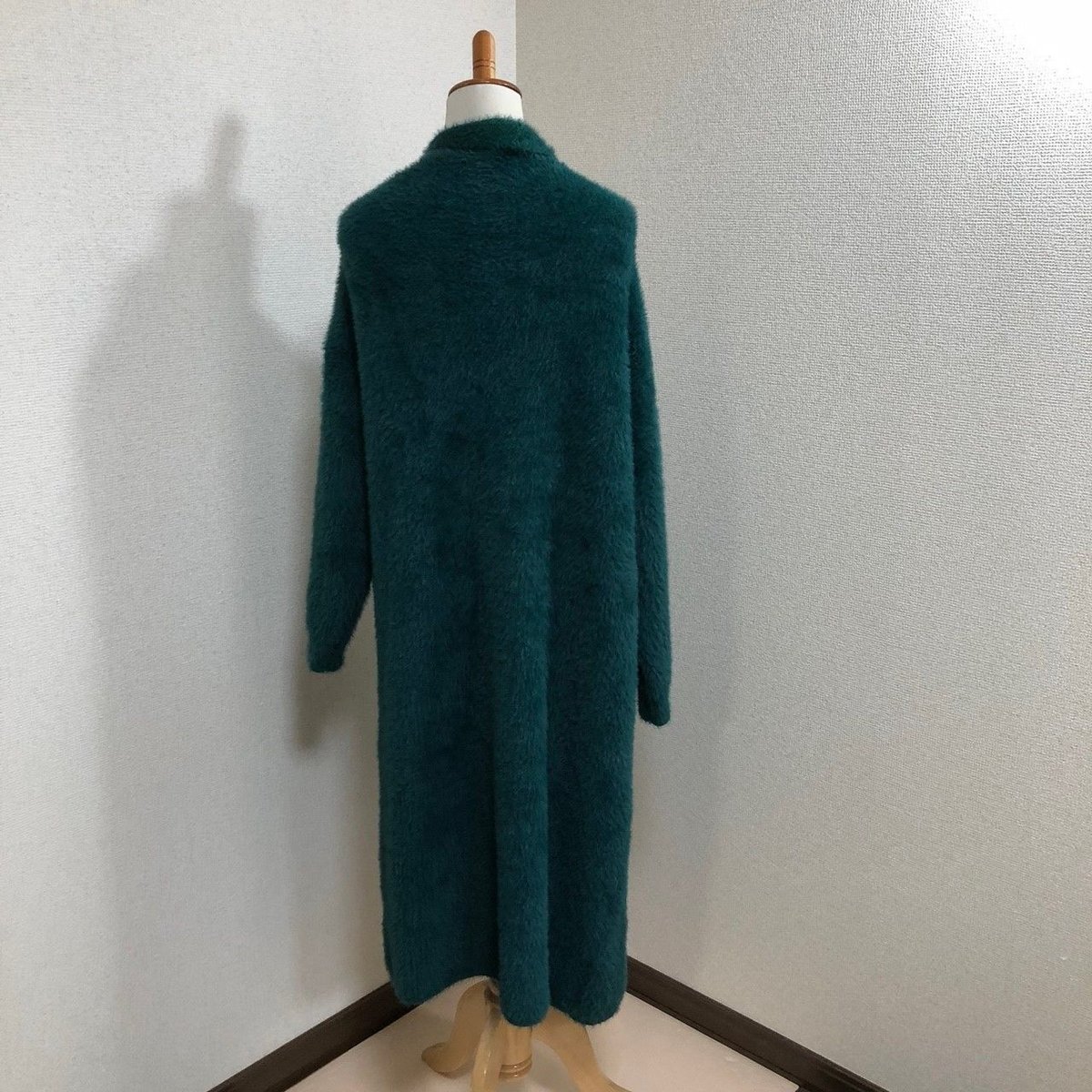 即納品】大人気！ふわもこモヘア☆マキシ丈スーパーロングコート