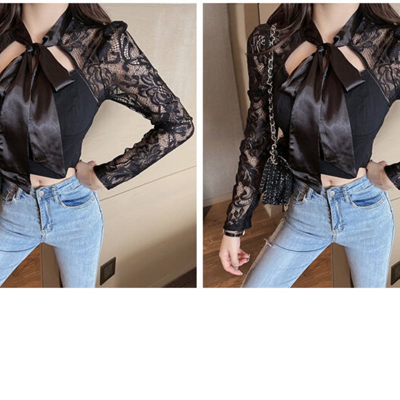 feticoシースルービスチェ FETICO】RUFFLED SLEEVE BUSTIER TOP / 【FUMIE TANAKA】doll OP