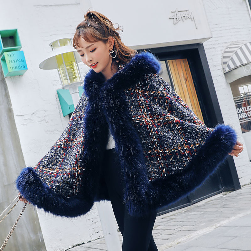 新作ウエア 即納品】ファー×ツイードが秋冬っぽい♡オーバーサイズフード ジャケット・アウター