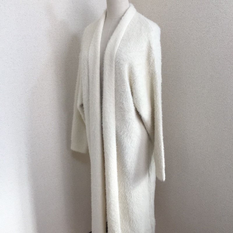 即納品】大人気！ふわもこモヘア☆マキシ丈スーパーロングコート