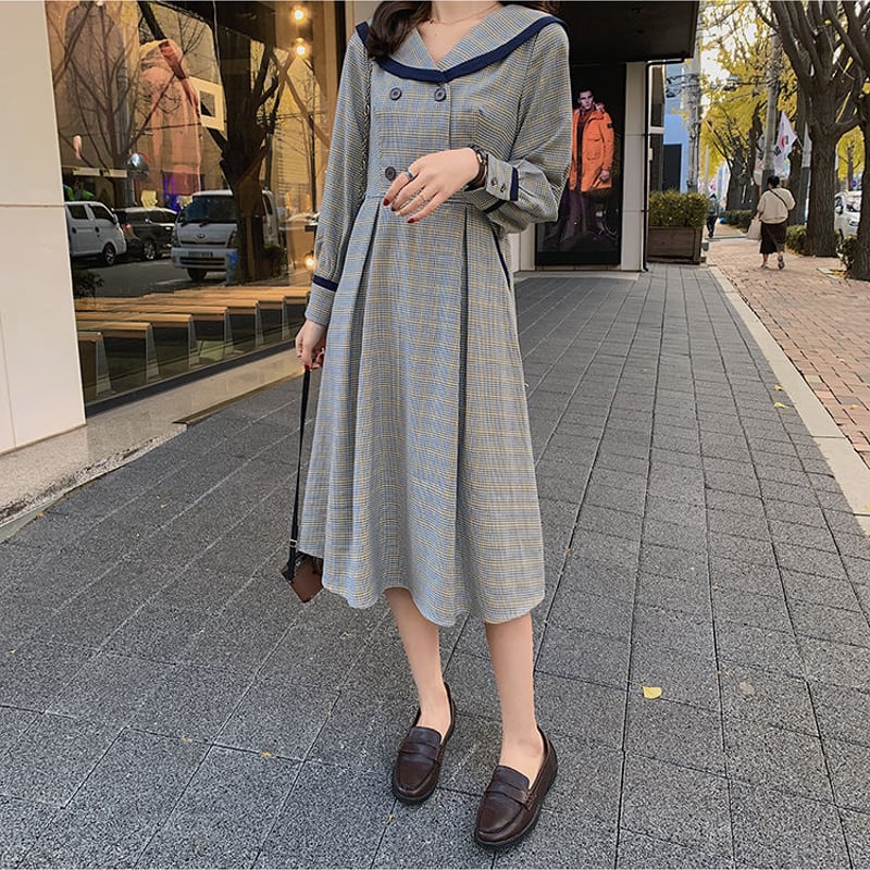 ciel 完売品グレー チェック柄 ラインストーンフィットフレアワンピース ciel 完売品グレー チェック柄 ラインストーンフィットフレア