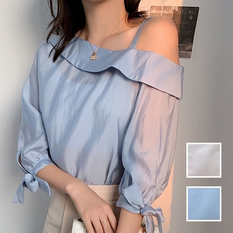 お値下げしました⭐︎eimyistoire ワンショルダーリボントップス EIMY ISTOIRE（エイミーイストワール）の「ショルダーリボン