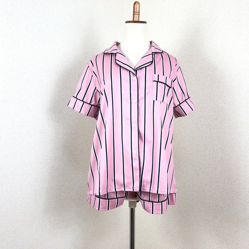 取り寄せ品】ストライプ ヘアバンド ルームウェア パジャマセット