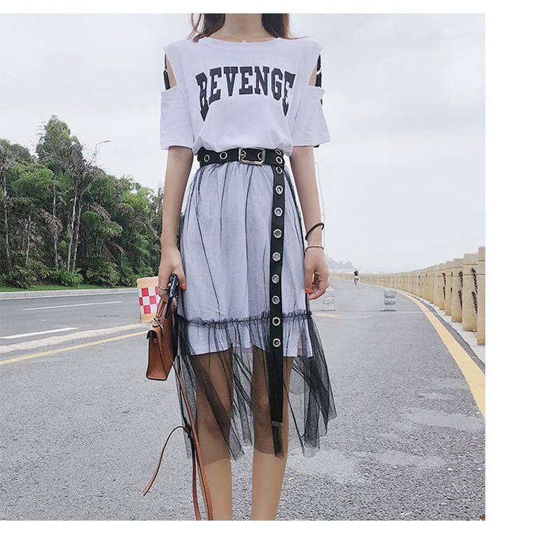  スカートとTシャツセット yosikawa_ee4