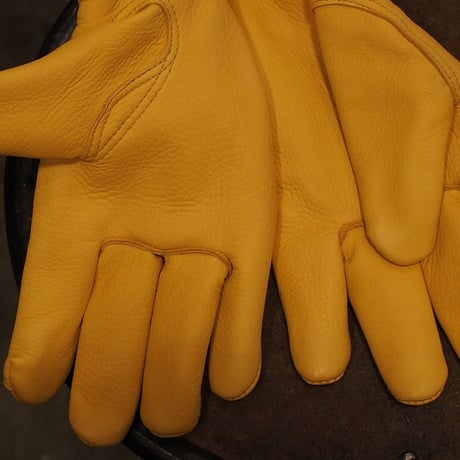 WATON GLOVES - THE DUKE - GOLD - DEERSKIN