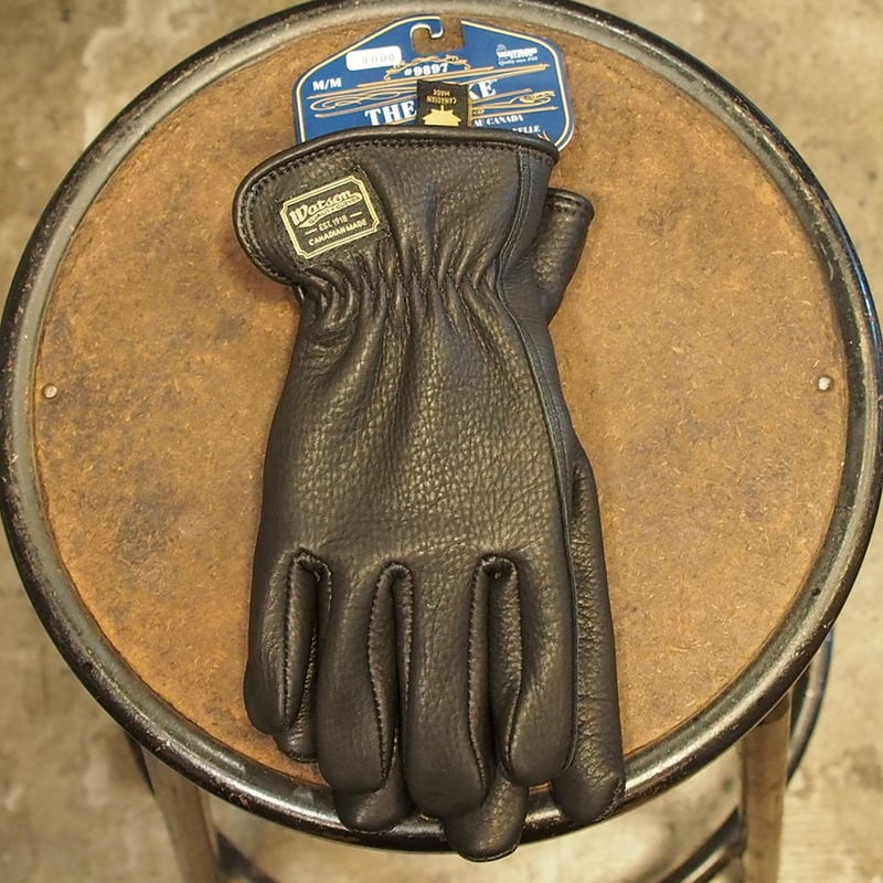 WATON GLOVES - THE DUKE -BLACK - DEERSKIN | HEL