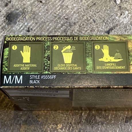 WATSON GLOVES - GREASE MONKY 使い捨て 25組=50枚入り サイズM