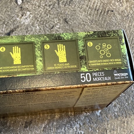 WATSON GLOVES - GREASE MONKY 使い捨て 25組=50枚入り サイズM