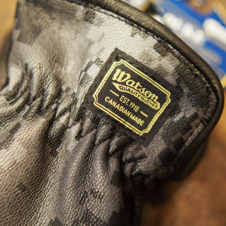 WATSON GLOVES - THE DUKE - DEGITAL CAMO LEATHER - GOAT SKIN