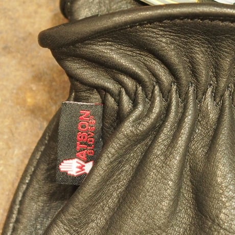 WATSON GLOVES - THE DUKE - SHORT - BLACK - DEERSKIN