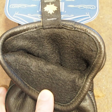 WATON GLOVES - THE DUKE -BLACK - DEERSKIN