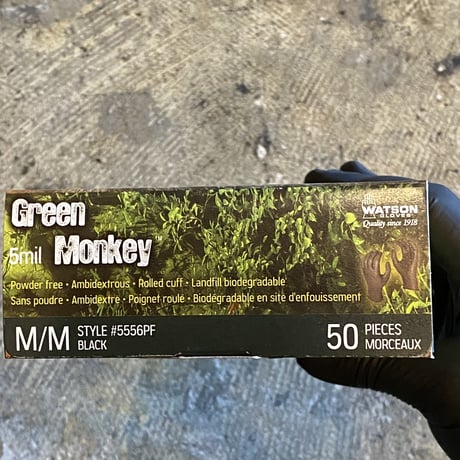 WATSON GLOVES - GREASE MONKY 使い捨て 25組=50枚入り サイズM