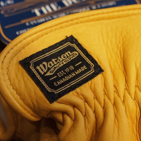 WATON GLOVES - THE DUKE - GOLD - DEERSKIN