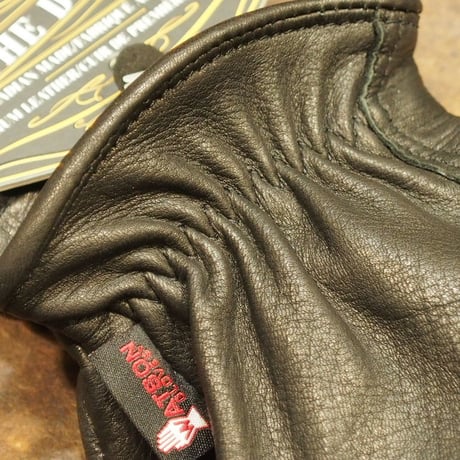 WATSON GLOVES - THE DUKE - SHORT - BLACK - DEERSKIN