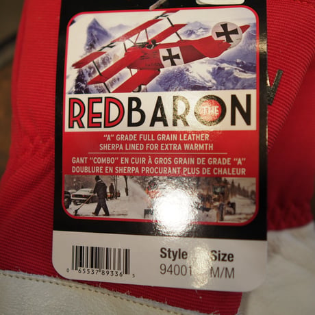 WATSON GLOVES - Red Baron 94001