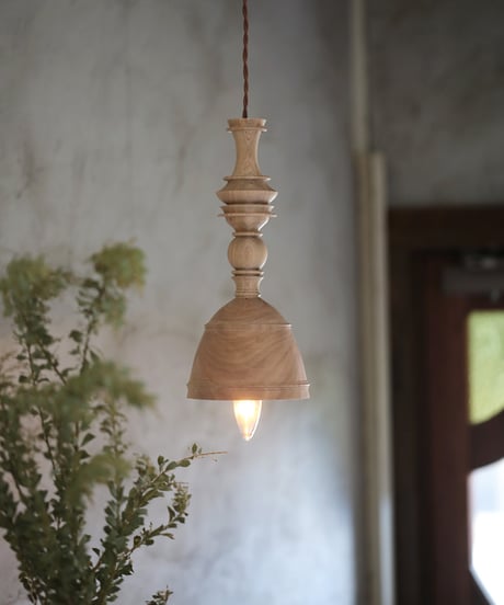 Wood Pendantlight -komorebi- 山桜 素地仕上げ P-01-00-13