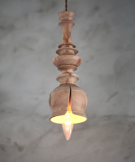Wood Pendantlight -komorebi- 山桜 素地仕上げ P-01-00-19