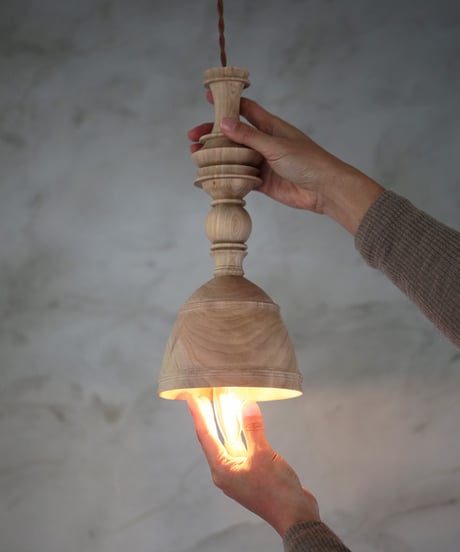 Wood Pendantlight -komorebi- 山桜 素地仕上げ P-01-00-13