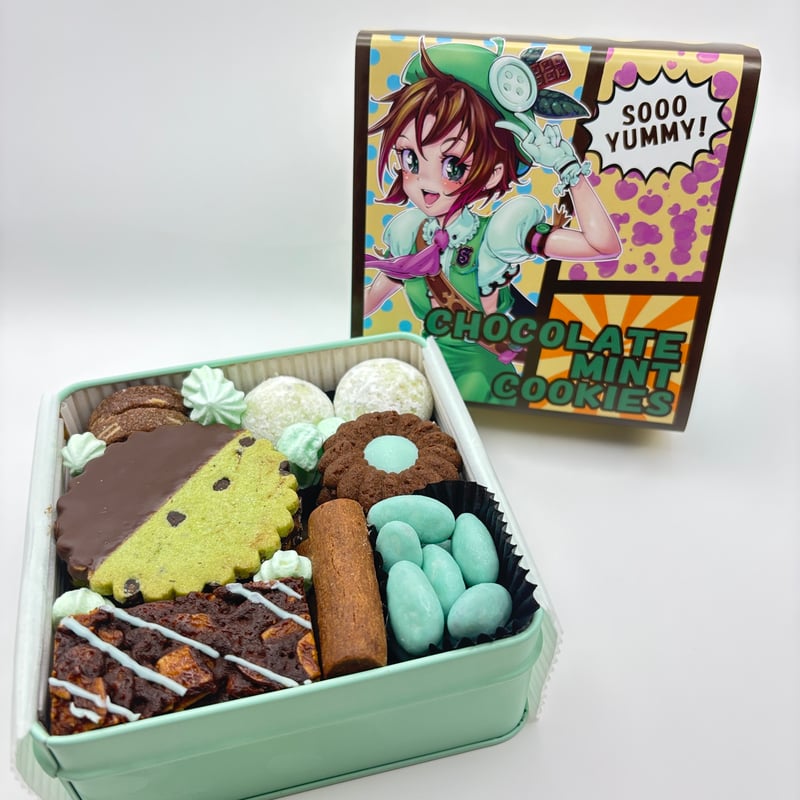 チョコミントクッキー缶(Ver.2) | Sucreries オンラインショップ