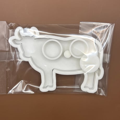 【ネコポス】キャトられ牛クッキー型セット