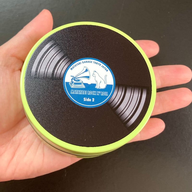 またたびロックンロール レコード（缶ケース2色セット） | MATATABI GARAGE