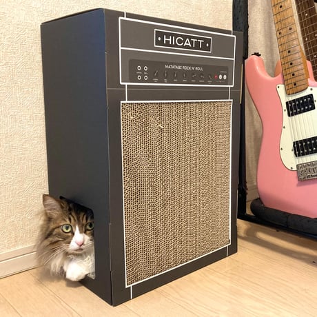 またたびロックンロール　ギターアンプ　チャコール（爪とぎ）