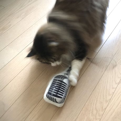 またたびロックンロール　マイク（ガイコツ）