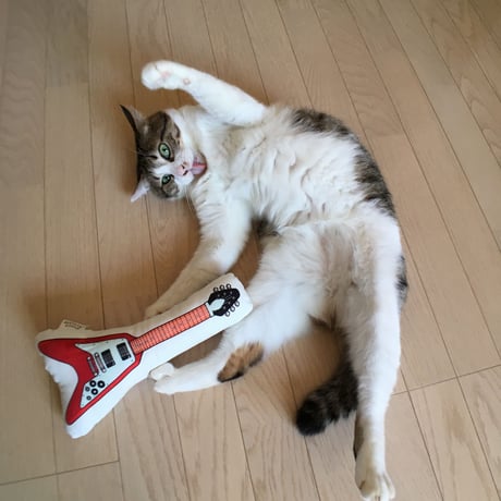 またたびロックンロール　ギター（レッド）
