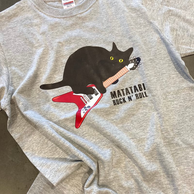 markgong 猫プリント リボン付き黒Tシャツ markgong 猫プリント リボン付き黒Tシャツ markgong 猫プリント