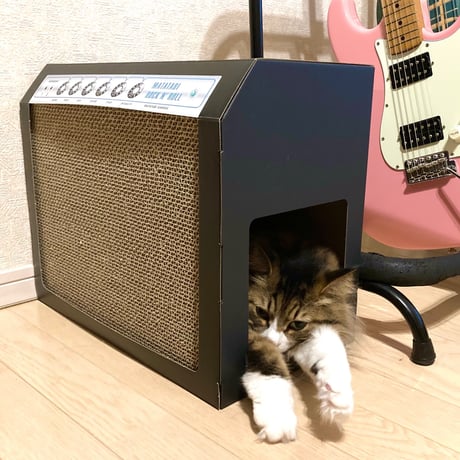 またたびロックンロール　ギターアンプ　ノアール（爪とぎ）