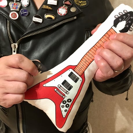またたびロックンロール　ギター（レッド）