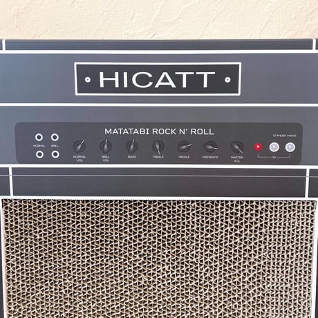 またたびロックンロール　ギターアンプ　チャコール（爪とぎ）とお好きなベースのセット