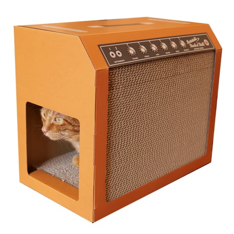 またたびロックンロール　ギターアンプ　オーカー（爪とぎ）
