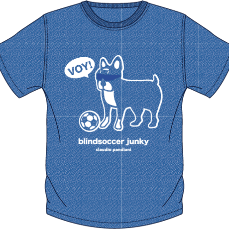 Blindsoccer × SoccerJunkyコラボ「VOY犬DRYTEE」