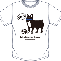 Blindsoccer × SoccerJunkyコラボ「VOY犬TEE」