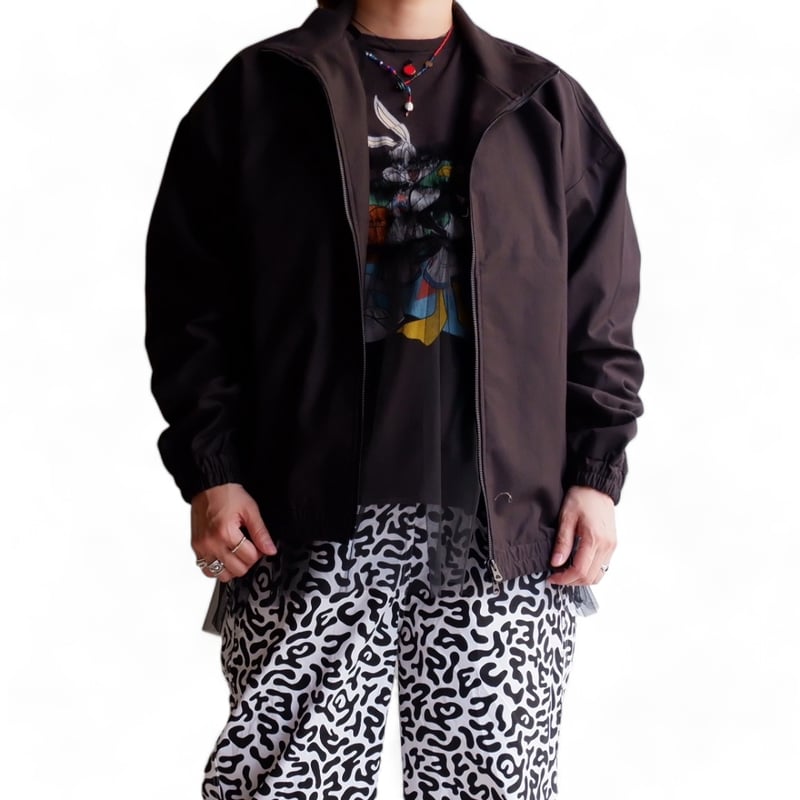 Jackman(ジャックマン)/Back Nep Bullpen Jacket/07-Blac Jackman(ジャックマン)/Back Nep Bullpen Jacket/07-Blac