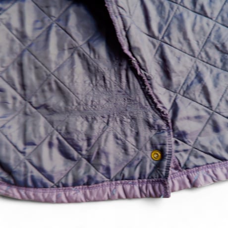 【OLD/VINTAGE】Barbour(バブアー)/90s quilting vest /used/Navy purple