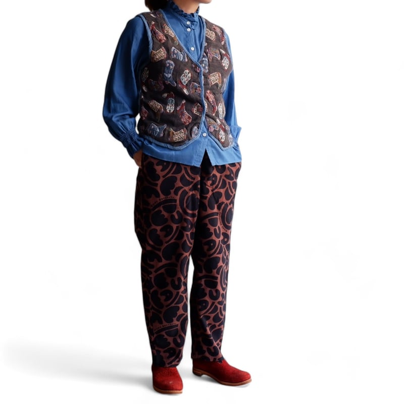 TIGRE BROCANTE ギャザーフリルシャツ TIGRE BROCANTE ギャザーフリルシャツ