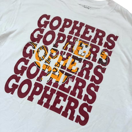 【From USA】old/vintage「GOPHERS 」Print Tee / used / 古着