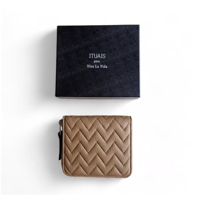 ITUAIS(イトゥアイス)/RO-RO WALLET SHORT/ZIGZAG/Grage