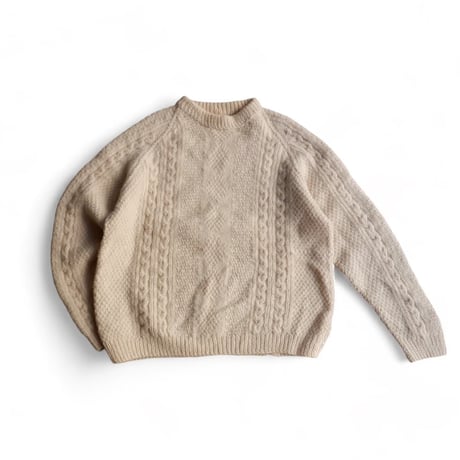 【OLD/VINTAGE】Old Fisherman sweater/natural-1