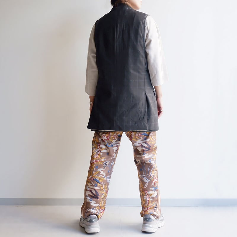 SUNNYSIDEUP黒ナイロンロングジャケット サニーサイドアップ REMAKE DENIM ANORAK SUNNY SIDE UP-OIKOS 毎日を楽しく豊かに