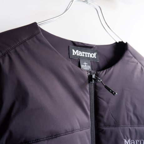【最後の１着 / size:L】Marmot(マーモット) /No Collar Padding Jacket/Black