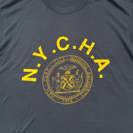 【From USA】old/vintage 「NYCHA」Print Tee / used / 古着