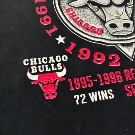【From USA】90s old/vintage 「CHICAGO BULLS」Memorial Print Tee / used / 古着